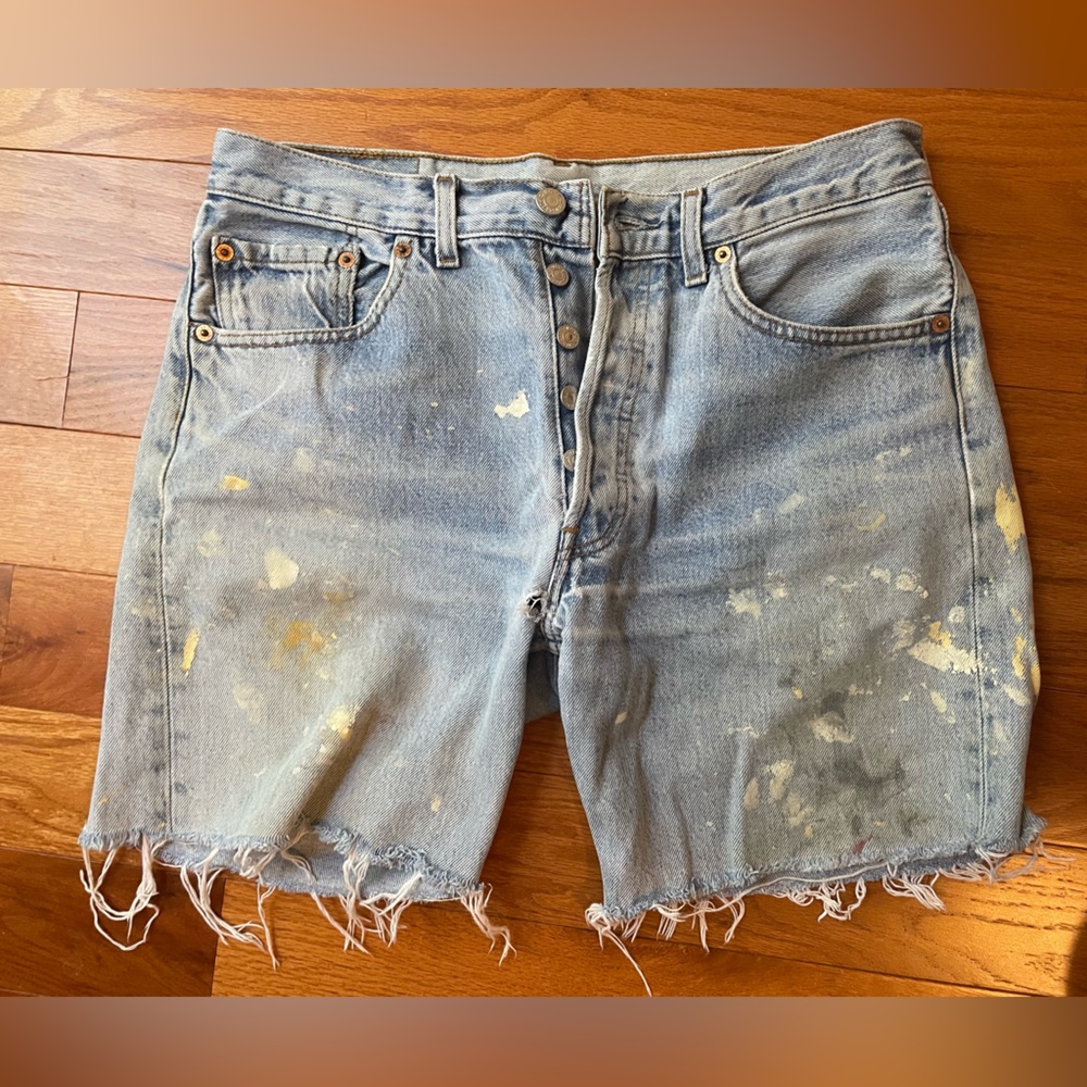 Boyfriend Distressed Jean Shorts